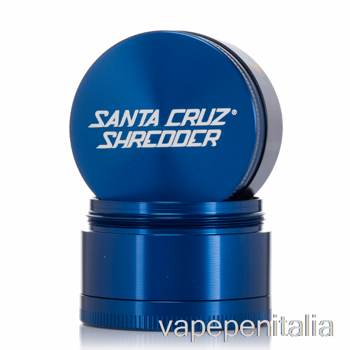 Vape Box Mod Santa Cruz Trituratore 2,2 Pollici Smerigliatrice Media Da 4 Pezzi Blu (53 Mm)